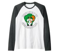 Most Likely to Sing an Irish Hymn Shamrock St. Patrick’s Day Raglan Baseball Tee