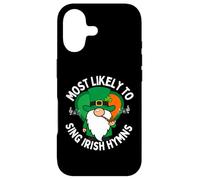 Most Likely to Sing Irish Hymns Shamrock St. Patrick’s Day Case for iPhone 17