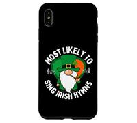 Most Likely to Sing Irish Hymns Shamrock St. Patrick’s Day Case for iPhone XS Max