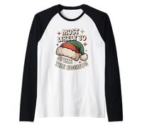 Most Likely to Spike The Eggnog Christmas Funny Raglan Baseball Tee