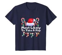 Most Likely to Take A Nap T-Shirt, Youth, Navy Blue, 3T