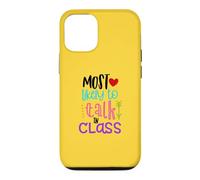 Most Likely To Talk In Class Funny Back To School Gift Case for iPhone 12/12 Pro