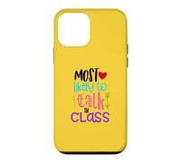 Most Likely To Talk In Class Funny Back To School Gift Case for iPhone 12 mini