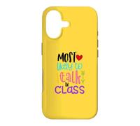 Most Likely To Talk In Class Funny Back To School Gift Case for iPhone 17