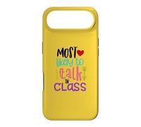 Most Likely To Talk In Class Funny Back To School Gift Case for iPhone Air