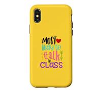 Most Likely To Talk In Class Funny Back To School Gift Case for iPhone X/XS