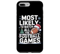 Most Likely To Watch All The Football Games Fantasy League Case for iPhone 7 Plus/8 Plus