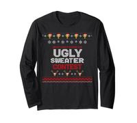 Most Likely to Win The Ugly Sweater Contest Funny Christmas Long Sleeve T-Shirt