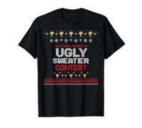 Most Likely to Win The Ugly Sweater Contest Funny Christmas T-Shirt