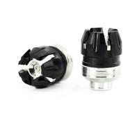 Most Motorcycles Front Suspension Protection Cup Frame Slider Falling Protector Motorcycle Scooter E-Bike Aluminum And ABS(Silvery)