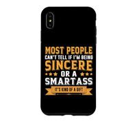 Most People Can't Tell If I'm Being Sincere Sarcastic Humor Case for iPhone XS Max