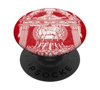 Most Precious Blood Jesus Christ Lamb Catholic Trinity Trad PopSockets Adhesive PopGrip