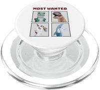 Most Wanted Poster Protesters Frog T-Rex Unicorn Shark PopSockets PopGrip for MagSafe