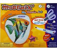 Mostaix Ribbon Series Angel Fish Mosaic Art Set (Red)