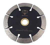 MOSTARTOOLS Diamond Blade, 4.5 Inch, 0.375 Inch Thickness, V Shape Segment for Concrete Crack Chasing, Wet & Dry Applications, Industrial
