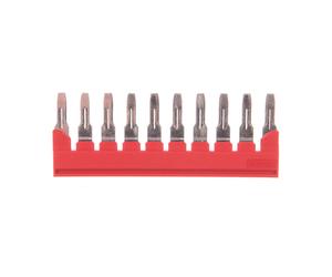 Mostek wtykany 10-biegunowy czerwony FBS 10-8 3030323 /10szt./
