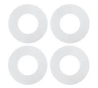 MOSTFUN 4 Packs 816.418.00.1 Flush Valve Base Sealing Washer for Geberit, Clear Silicon Rubber Toilet Flush Valve Seal Ring Repair Cistern Seal Diaphragm Washer Water Stop Gaskets Parts