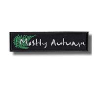 Mostly Autumn Patch Badge Embroidered Iron on Applique
