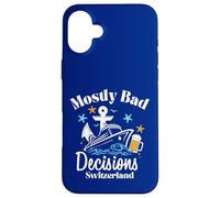 Mostly Bad Decisions Switzerland Spring Break Case for iPhone 16 Plus