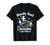 Mostly Bad Decisions Tybee Island Spring Break T-Shirt