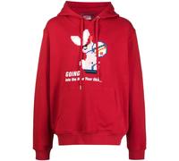 Mostly Heard Rarely Seen 8-Bit Going Into The New Year cotton hoodie - Red XS-M-L-XL
