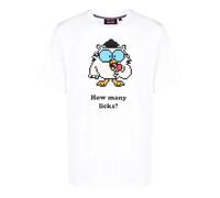 Mostly Heard Rarely Seen 8-Bit How Many Licks cotton T-shirt - White S