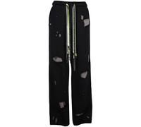 Mostly Heard Rarely Seen ripped-up cotton sweatpants - Black XS-XL