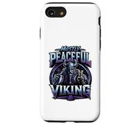 Mostly Peaceful Viking Funny Norse Humor Scandinavian Roots Case for iPhone SE (2020) / 7/8