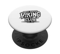 Mostly Peaceful Viking Funny Norse Humor Scandinavian Roots PopSockets Adhesive PopGrip