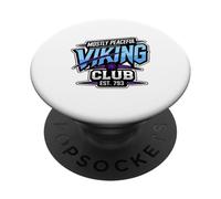 Mostly Peaceful Viking Funny Norse Humor Scandinavian Roots PopSockets Adhesive PopGrip