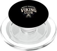Mostly Peaceful Viking Funny Norse Humor Scandinavian Roots PopSockets PopGrip for MagSafe