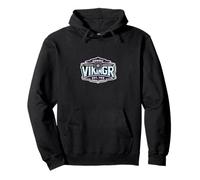 Mostly Peaceful Viking Funny Norse Humor Scandinavian Roots Pullover Hoodie