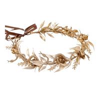 MOSTORY Gold Flower Medusa Headpiece - Floral Snake Crown for Medusa Costume Accessories Women, Greek Goddess Crown for Queen Cosplay Renaissance Renfaire Fairytale