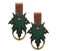 MOSTORY Green Maple Leaf Viking Skirt Hikes for Women Renaissance Cosplay
