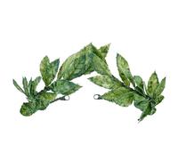 MOSTORY Laurel Crown with Green Leaves - Wool and Greek Leaf Forest Emperor Hoop Headpiece for Men King Adult Renaissance Halloween Renfaire Cosplay Toga Costume