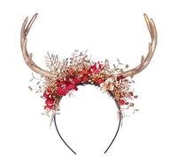 MOSTORY Woodland Antler Crown for Adult Witch Cosplay