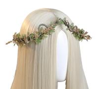 MOSTORY Woodland Greek Medusa Crown - Flower Snake Crown for Goddess Accessories Women, Laurel Leaf Circlet for Toga Costume Queen Fantasy Cosplay Renaissance Fairycore
