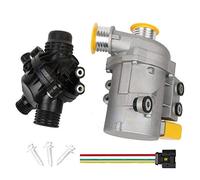 MOSTPLUS 11517563183 11517586925 Electric Engine Water Pump and Thermostat Compatible for BMW E90 X3 Z4 1 3 5 Series