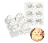 mostsom 3D Hamster Shape Silicone Mold Cake Baking Molds for Dessert Cake Mousse Heart Shape Molds for Making Handmade Soap Making Chocolate Mould (G_ Hamster)