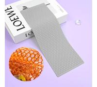mostsom 3D Hollow Out Lace Mold Honey Shape Cake Mold Decorative Lace Mat Sugar Craft Silicone Pad Honeycomb Fondant Moulds Decorating Tools Baking (B_ Honeycomb)
