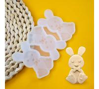mostsom Cute Rabbit Silicone Lollipop Molds Jelly and Candy Molds Cake Mold Variety Shapes Cake Decorating Form Silicone Bakeware 2PCS (N_ Rabbit)