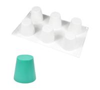 mostsom Cylinder Cup Shape Mousse Cake Mold For Making Chocolate Muffin Ice Shot Glass Mould Kitchen Baking Tool (B_ Big Cup)