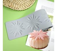 mostsom Silicone Lace Mold Embossing Cake Molds for Cupcake Decorating Fondant Impression Mat Sugar Craft Mould (A_ Snowflower)