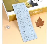 mostsom Silicone Mold, 3D Leaf Lace Embossing Mat for Cake Decorating, Maple Leaves Chocolate, Biscuit, Fondant Molds, Candy, Candle Making, Multi-Use Baking Tools for DIY Desserts (A_ Maple Leaves)