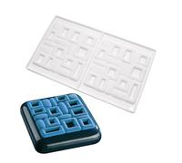 mostsom Silicone Molds Baking Mold for Mousse Cake, Silicone Mold for Chocolate, French Dessert Mold for Pastry Chocolate, Reusable Non-Stick Easy Release Baking Molds (G_ Square)