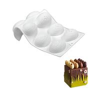 mostsom Silicone Molds Silicone Easter Egg Shapes, Non-stick Candy Gummy Molds for Edibles Dinosaur Egg Gummy Molds Gumny Mold (Easter Egg K)