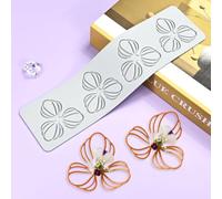 mostsom Three-Leaf Silicone Mould Lace Pad Exquisite Cake Decorating Grade Craft Mat Fondant Food Lace Cake 3D Mold Baking Sugar Paste (G_Three-Leaf)