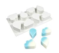 mostsom Water Droplets Shape Silicone Mold 8 Cavity, Non-Stick Clouds