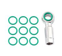 MoSundi 10pcs Bike Banjo O Rings for Shimano XT XTR SM-BH90 Brake Hose, Rubber Seal Washers, Green