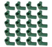 MoSundi 11mm Gardening Frame Connectors, for Heavy Duty PP for Plastic Greenhouse Support Fittings PVC & Metal Pipes, 20-Pack